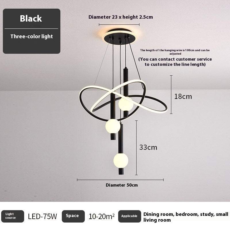 Lollipop Chandelier Bedroom Light Home Indoor Chandelier Pendant Lamp